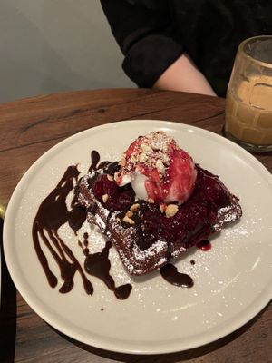 Choc waffle   at Eggless Dessert Cafe in Goodwood