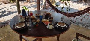 Breakfast at Pousada Casinha Amarela in Cairu