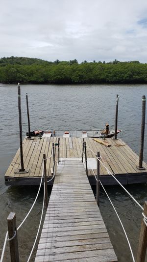 Pier at Vegethus Casinha Amarela pousada at Pousada Casinha Amarela in Cairu