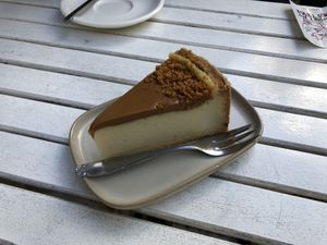 Biscoff cheese cake   at Cafe Vux in Berlin