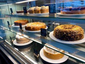 Cakes offer at Cafe Vux in Berlin