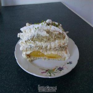 Mango Maracuya Cake at Cafe Vux in Berlin