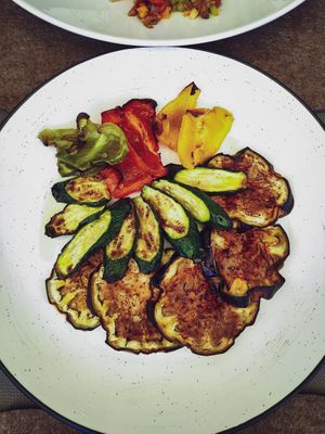 Verdure grigliate.t at Hotel Freina in Selva Di Val Gardena