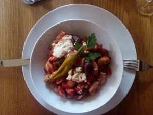 Griechischer Bohnenauflauf at Würde & Wertschätzung in Nuremberg