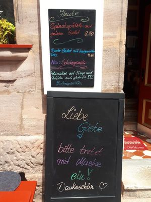 Outside at Würde & Wertschätzung in Nuremberg