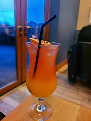 Fun on the Beach Mocktail. at Con Amici in Denbigh