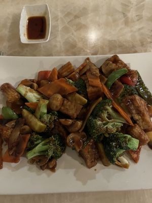 Tofu in brown sauce   at Dong Po in Appleton