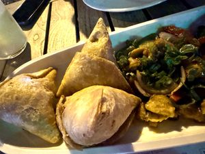 samosas  at eatDOORI in Cologne