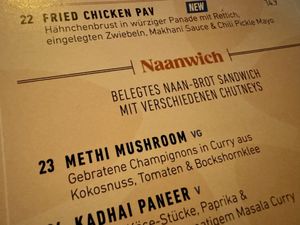 menu  at eatDOORI in Cologne