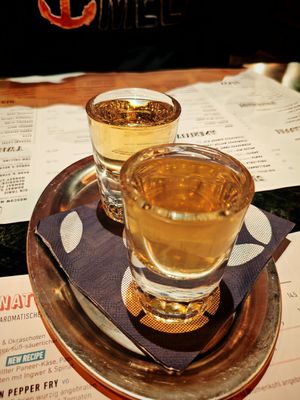 Gute Schnäpse at eatDOORI in Cologne