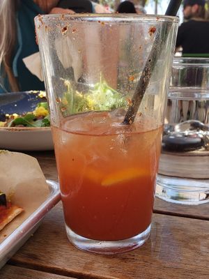 the blood mary was great! at Hungry Angelina in Long Beach