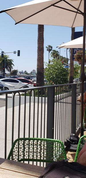 Toward PCH and Seaport at Hungry Angelina in Long Beach