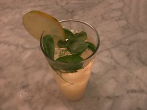 Kombucha cocktail at Hungry Angelina in Long Beach