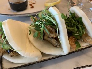 Mushroom bao  at Hungry Angelina in Long Beach