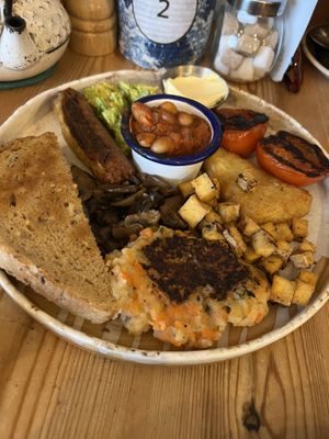 Plant based breakfast   at The Boatyard in North Shields