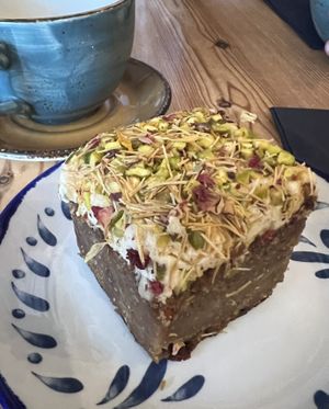 Baklava cake   at The Boatyard in North Shields