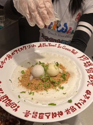 Peanut icecream  at A-Zhu Peanut Ice Cream Roll in New Taipei City