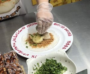 fresh made  at A-Zhu Peanut Ice Cream Roll in New Taipei City