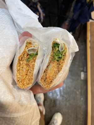 The result  at A-Zhu Peanut Ice Cream Roll in New Taipei City