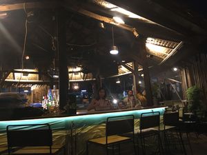 The bar at Bamboo Place in Panglao