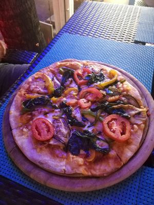 Vegan Pizza - 295thb at Hakan's Bar in Phuket