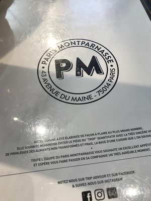 Logo at Le Paris Montparnasse in Paris