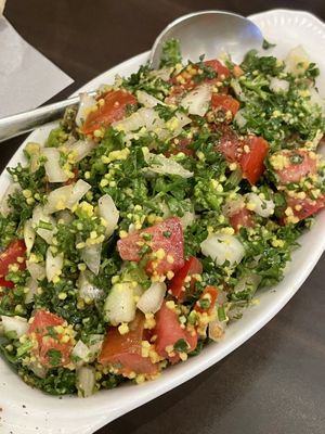 Tabbouleh Salad. Yumm   at Petra in Seoul