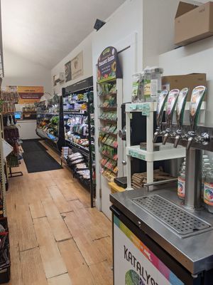 Produce and kombucha on tap at The Green Grocer in Portsmouth