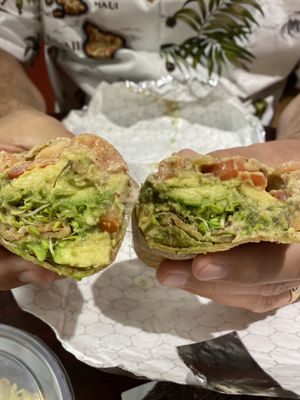 Avocado wrap at Down to Earth - Store and Deli in Kahului