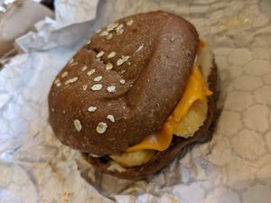 Fishwich is highly recommended 😍 at Down to Earth - Store and Deli in Kahului