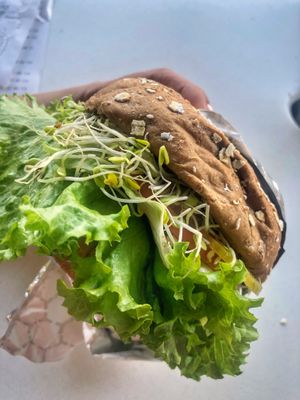 Earth Burger  at Down to Earth - Store and Deli in Kahului