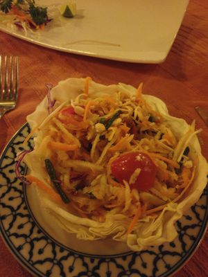Som Tam Salad at Apsara Samudra in Bridgetown