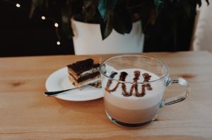 hot chocolate at Loving Hut - TDB in Ulaanbaatar