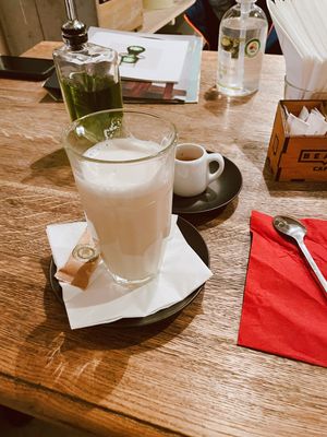 Lavender Soy Latte  at Smokvica - Kralja Petra in Belgrade