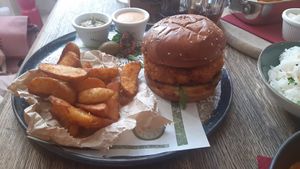 Vegetarian burger at Smokvica - Kralja Petra in Belgrade