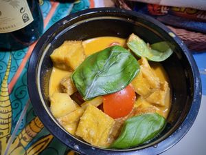 The vegan curry   at Smokvica - Kralja Petra in Belgrade