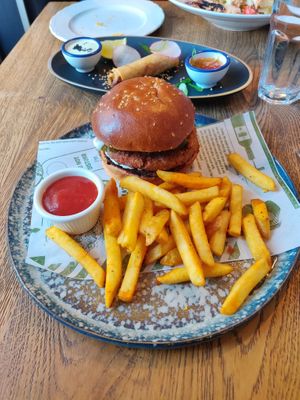 Beyond meat vegan burger  at Smokvica - Kralja Petra in Belgrade