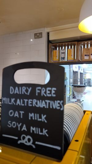 Oat or soy at Knot Artisan Coffee & Pretzels in Richmond Upon Thames