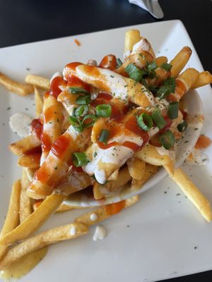 Trash fries  at Paisley Vegan Kitchen in Melbourne