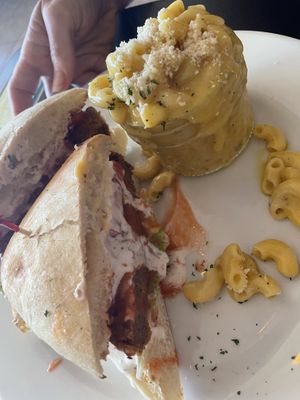 Chicken Buffalo ranch with Mac   at Paisley Vegan Kitchen in Melbourne