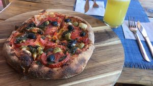 Pizza 🍕  at PanLab in Pucon