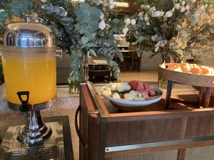 One fruit drink and watermelon and melon  at Botanica + Co - Alila Bangsar in Kuala Lumpur