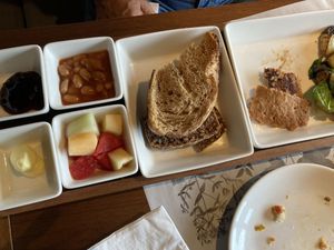 Wester veg on order, frozen or canned food taste  at Botanica + Co - Alila Bangsar in Kuala Lumpur