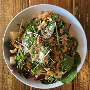 Spicy Thai Salad at The Hub in San Anselmo