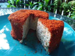 Vegan soft garlic & herbs cheese. Black pepper crusted and herbs crusted also available at MY Vegan Food Shop & Cafe in Koh Samui