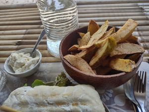 Fries 🍟 at MY Vegan Food Shop & Cafe in Koh Samui