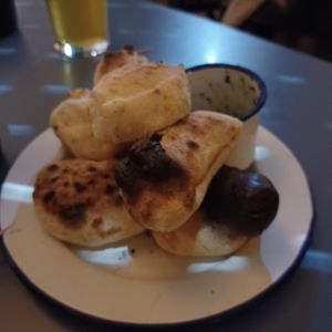 Dough balls at Grumpy's Bar + Wood Fired Pizza in Farsley