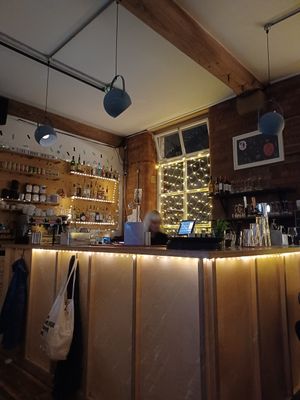 Interior at Grumpy's Bar + Wood Fired Pizza in Farsley