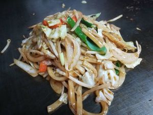Vegan Yakiudon at Kaze no Machi 風の街　 in Osaka