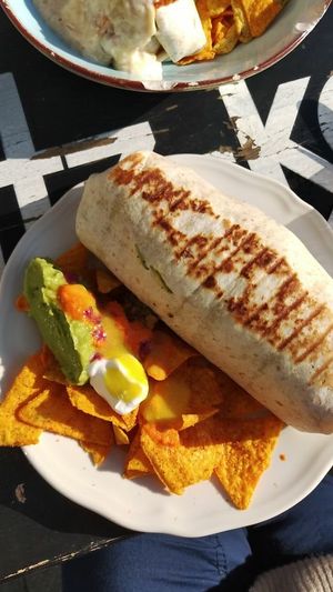 with bbq-tofu at Zum Kleinen Esel in Bochum